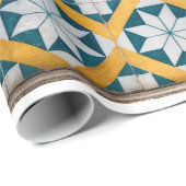 Mosaik Art Repetitive Muster Spanisch Marokkanisch Geschenkpapier (Rolleneckpunkt)