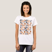 Mosaik Art T - Shirt - farbenfrohe Gittermuster (Vorne ganz)