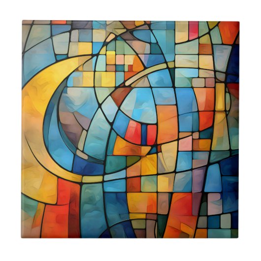 Mosaik Art Tile Fliese (Vorderseite)