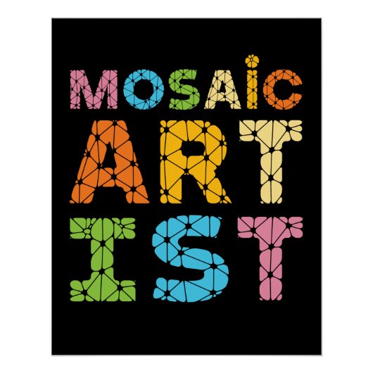 Mosaik Artist Poster (Vorderseite)