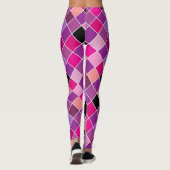 Mosaik auf Glas 10 Leggings (Rückseite)