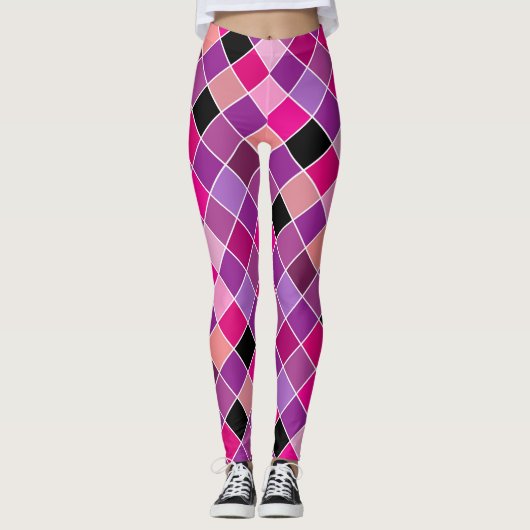 Mosaik auf Glas 10 Leggings (Vorderseite)