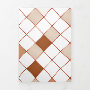 Mosaik auf Glas 2 Dreifach Gefaltete Urlaubskarte