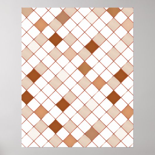 Mosaik auf Glas 2 Poster (Vorne)