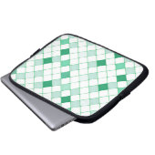 Mosaik auf Glas 3 Laptopschutzhülle (Vorne Knopf)