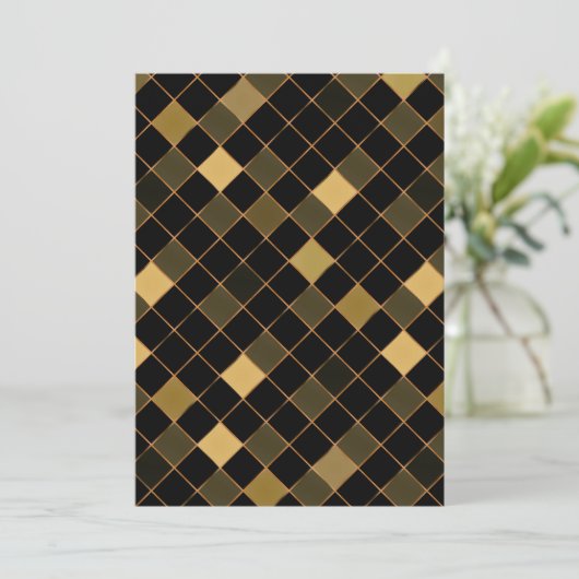 Mosaik auf Glas 5 Karte (Stehend Vorderseite)
