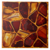 Mosaik aus Agate und Carnelian Fliese (Vorderseite)