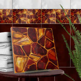 Mosaik aus Agate und Carnelian Fliese
