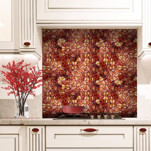 Mosaik aus Agate und Carnelian Fliese