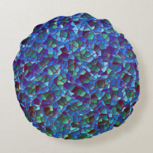 Mosaik aus geflecktem oder geräuchertem lila blau 