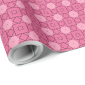 Mosaik aus heiß rosa Tile Geschenkpapier (Rolleneckpunkt)