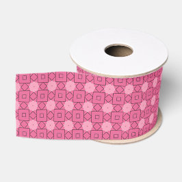 Mosaik aus heiß rosa Tile Ripsband