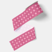 Mosaik aus heiß rosa Tile Ripsband (Rückseite)