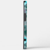 Mosaik aus Hexagonen oder Würfeln in Farbtönen cya Case-Mate iPhone Hülle (Rückseite / Rechts)