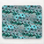 Mosaik aus Hexagonen oder Würfeln in Farbtönen cya Mousepad (Vorne)