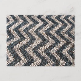 Mosaik aus schwarzem und weißem Kies in GRIECHENLA Postkarte