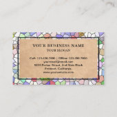 Mosaik Badezimmer Küche Fliesen Installer Visitenkarte (Rückseite)