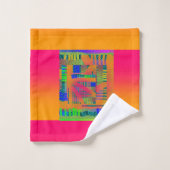 Mosaik Badhandtuch Set (Waschlappen)