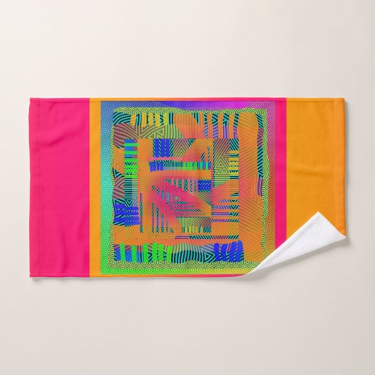 Mosaik Badhandtuch Set (Handtuch)