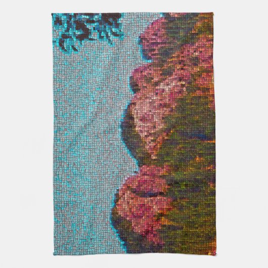 Mosaik-Berg Küchentuch (Vertikal)