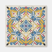 Mosaik blass, Mandala Magnet (Vorne)