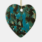 Mosaik Blue Heart Ornament (Rechts)