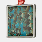 Mosaik Blue Ornament Aus Metall (Links)