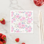 Mosaik, Blume, abstrakte Blume Serviette (Beispiel)