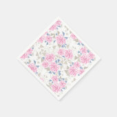 Mosaik, Blume, abstrakte Blume Serviette (Ecke)