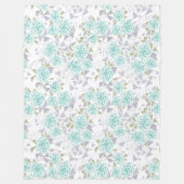 Mosaik, Blume Fleecedecke (Vorderseite)