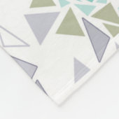 Mosaik, Blume Fleecedecke (Ecke)