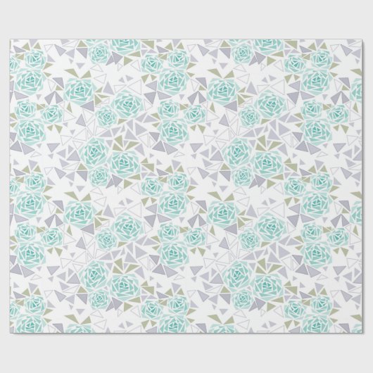 Mosaik, Blume Geschenkpapier (Flach)