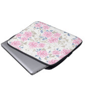 Mosaik, Blume Laptopschutzhülle (Vorne Knopf)