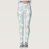 Mosaik, Blume Leggings (Vorderseite)