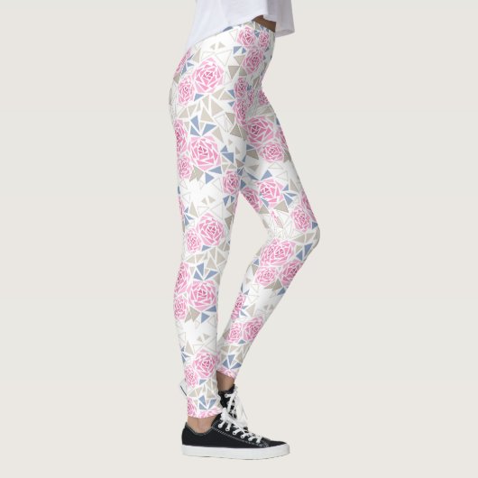 Mosaik, Blume Leggings (Rechts)