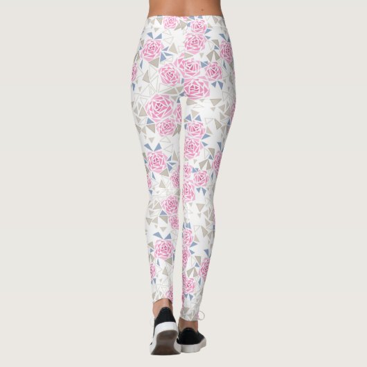 Mosaik, Blume Leggings (Rückseite)