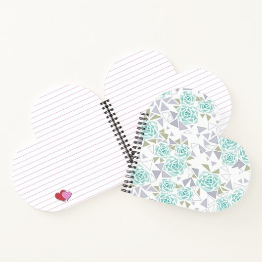 Mosaik, Blume Notizblock (Innenseite)