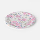 Mosaik, Blume Pappteller (Schrägansicht)