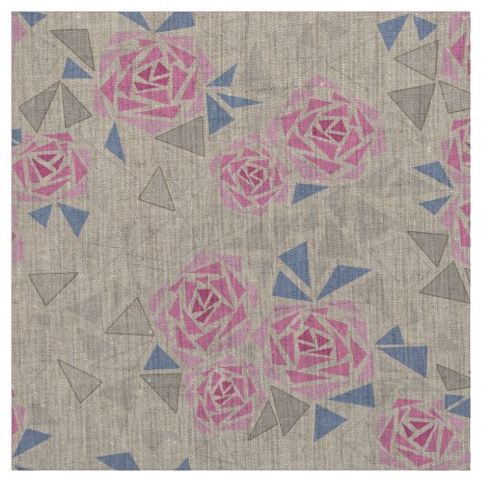 Mosaik, Blume Stoff (Muster)