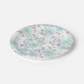 Mosaik, Blumen Pappteller (Schrägansicht)