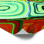 Mosaik Brago-Mitchell Fraktal Art Poster (Ecke)