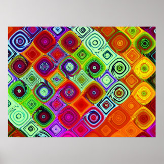 Mosaik Brago-Mitchell Fraktal Art Poster