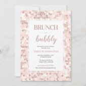 Mosaik Brautparty Brunch & Bubbly Einladung (Vorderseite)