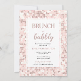 Mosaik Brautparty Brunch & Bubbly Einladung