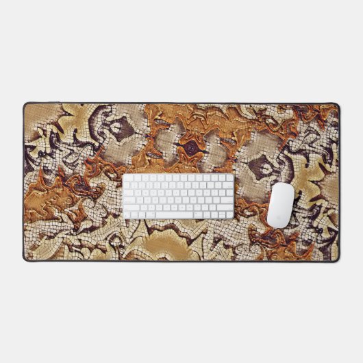 Mosaik Brown Masculine Fun Moderner Typ Schreibtischunterlage (Tastatur & Maus)