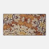 Mosaik Brown Masculine Fun Moderner Typ Schreibtischunterlage (Vorderseite)