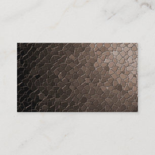 Mosaik Brown Tones Business Cards Visitenkarte