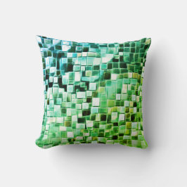 Mosaik Bubble Art / Greenleaf / Kissen
