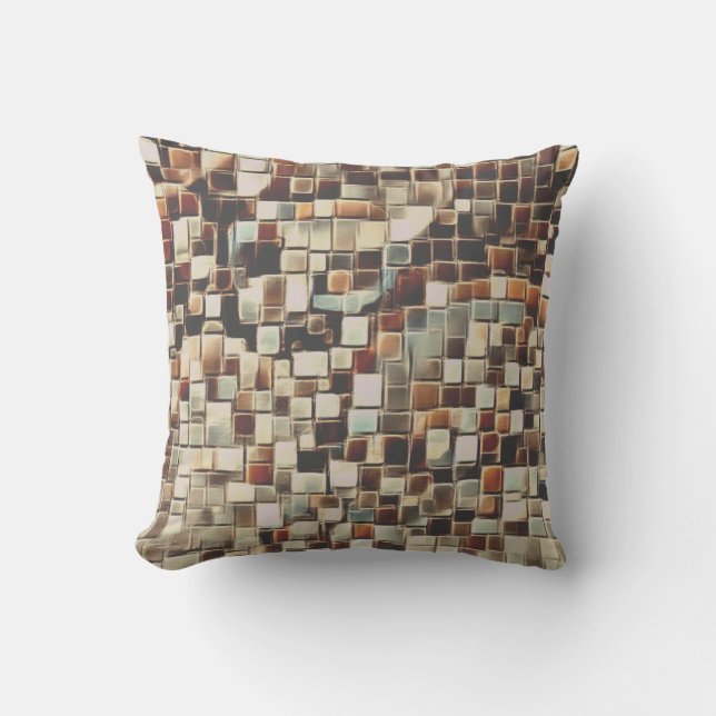 Mosaik Bubble Art / La Boco / Kissen (Vorderseite)