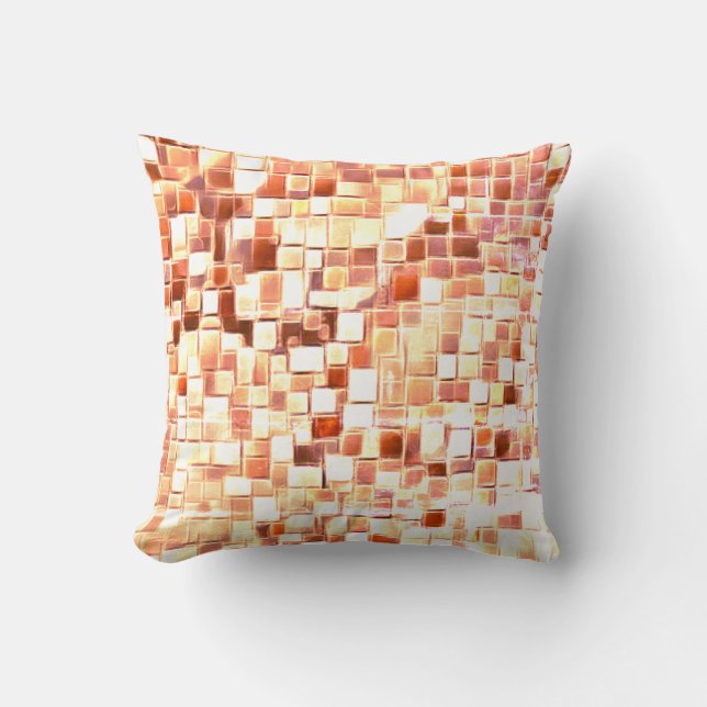 Mosaik Bubble Art / Vendredi / Kissen (Vorderseite)